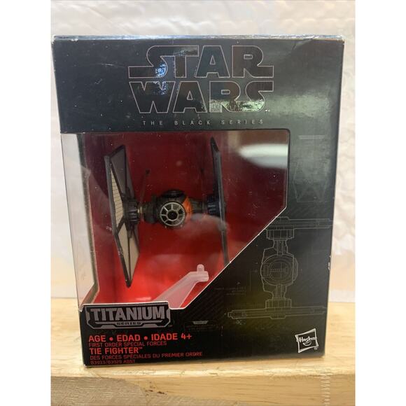 Tie Fighter Special Forces Titanium/The Black Series First Order - Picture 1 of 2